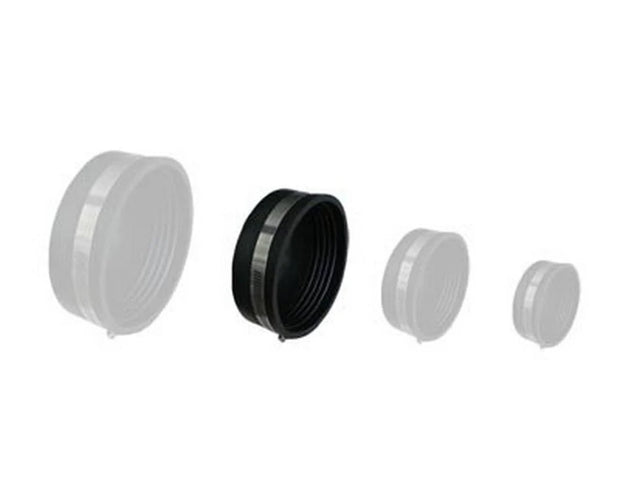 3" End Cap with Clips (Flexible)