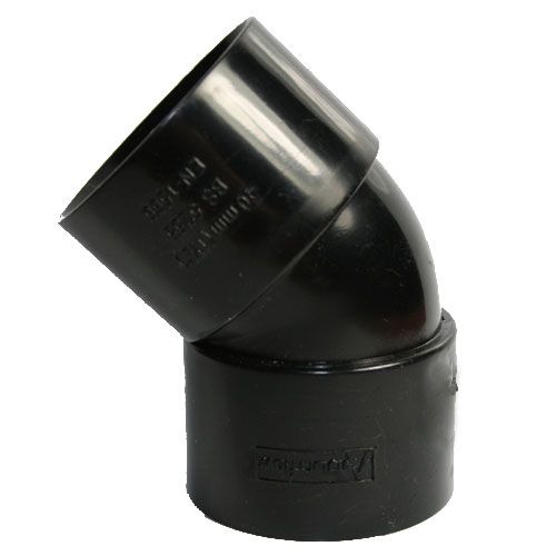 45 Degree Bend Solvent Weld Pipe