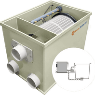 Koi Pro Combi Drum 30000 UV Gravity Fed