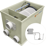 Koi Pro Drum 30.000 UV Pump Fed